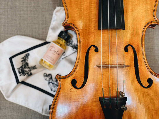 最安心的提琴保養 樂器也要美美保養！提琴清潔神器 我屋音樂-Dolce玫瑰琴油，在家清潔樂器就靠它！